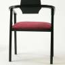 Стул-кресло Челси ПМ чёрный/красный