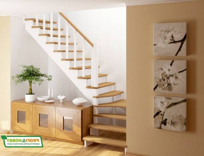 Деревянная лестница К-031м/1