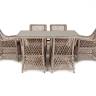 "Латте" обеденная группа плетеная, цвет бежевый "Латте" обеденная группа плетеная, цвет бежевый