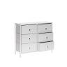 Комод Leset Хайди 6 ящиков Белый Белый Комод Leset Хайди 6 ящиков Белый Белый