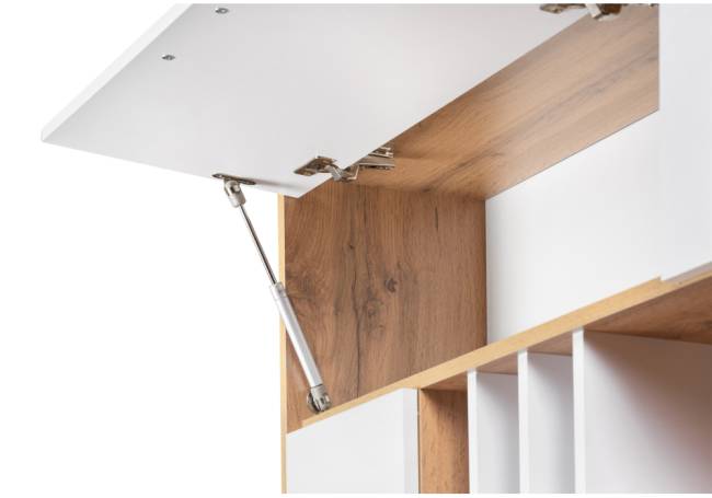 Лайт 03.243 дуб золотой (craft) / белый премиум