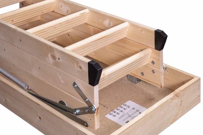 Чердачная складная лестница Eurolight 120х60