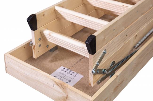 Чердачная складная лестница Eurolight 120х60