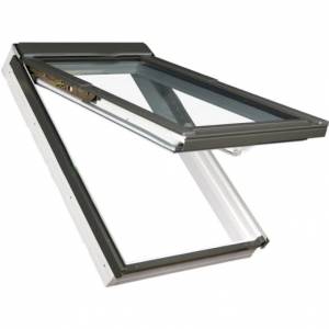 Мансардное окно FAKRO PPP-V U3 preSelect Lux, однокамерный морозостойкий, ПВХ 78х98