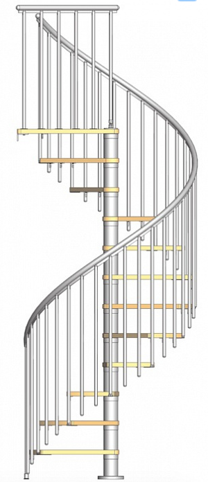 Винтовая лестница Montreal Classic d160
