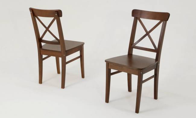 Обеденная группа Брамос К 100 орех со стульями Ингольф орех Обеденная группа Брамос К 100 орех со стульями Ингольф орех