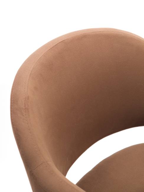 Стол Сканди К 100 орех с креслами Пичч велюр коричневый