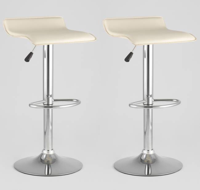 Стул барный Хай-Тек бежевый 2 шт