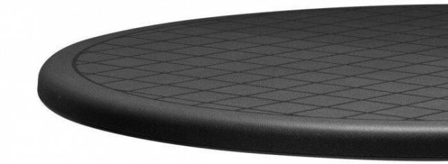 Столешница пластиковая круглая для подстолья Dodo, Domino Folding антрацит Ø700 мм
