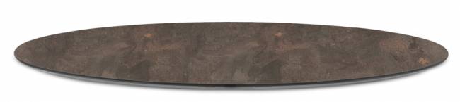 Столешница круглая Compact Laminate для подстолья Tiffany XL кортен Ø1100х12 мм