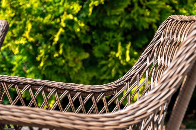 "Латте" плетеное кресло из искусственного ротанга, цвет коричневый