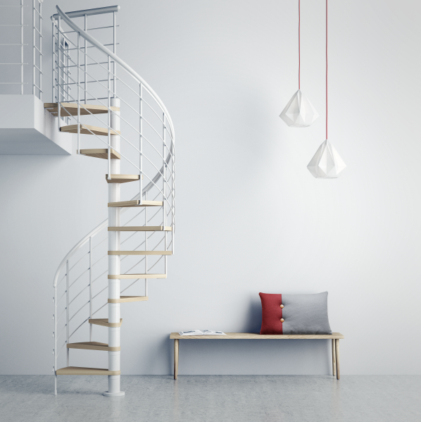 Винтовая лестница Montreal STYLE d160 Белый