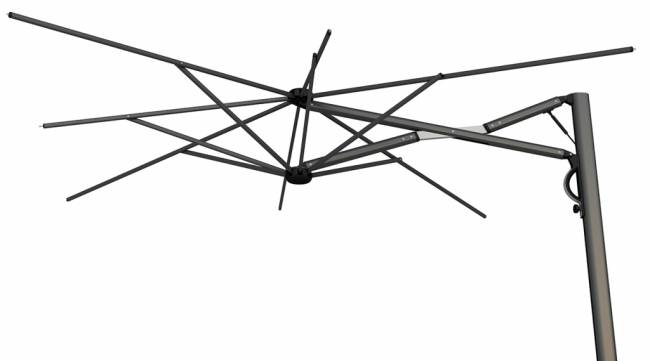 Зонт профессиональный 3х4 м Astro Carbon графит, слоновая кость 3000х4000 мм Зонт профессиональный 3х4 м Astro Carbon графит, слоновая кость 3000х4000 мм