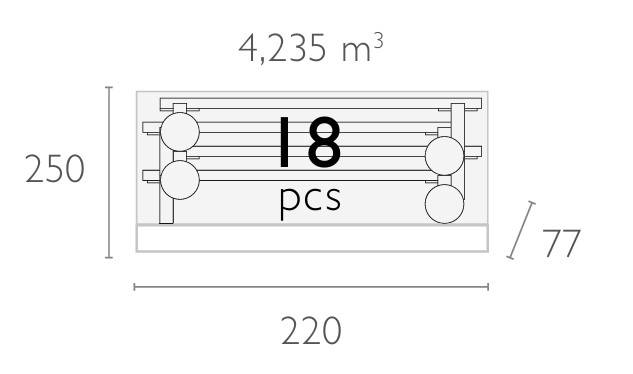 Шезлонг-лежак металлический Casablanca бежевый 1900х740х310 мм