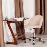 Кресло Мелоди/Melody флок , бежевый, 7 бежевый флок