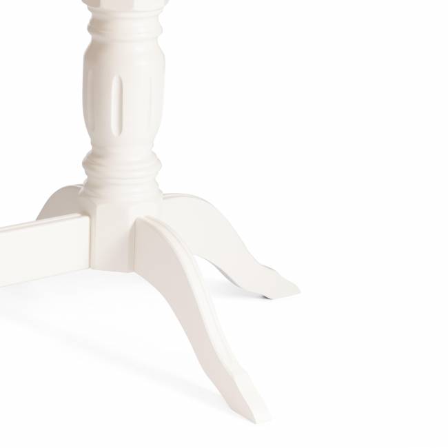 Стол обеденный раздвижной Коппола/Coppola бук, МДФ, 140-180х80х77см, айвори вайт Ivory white бук, мдф