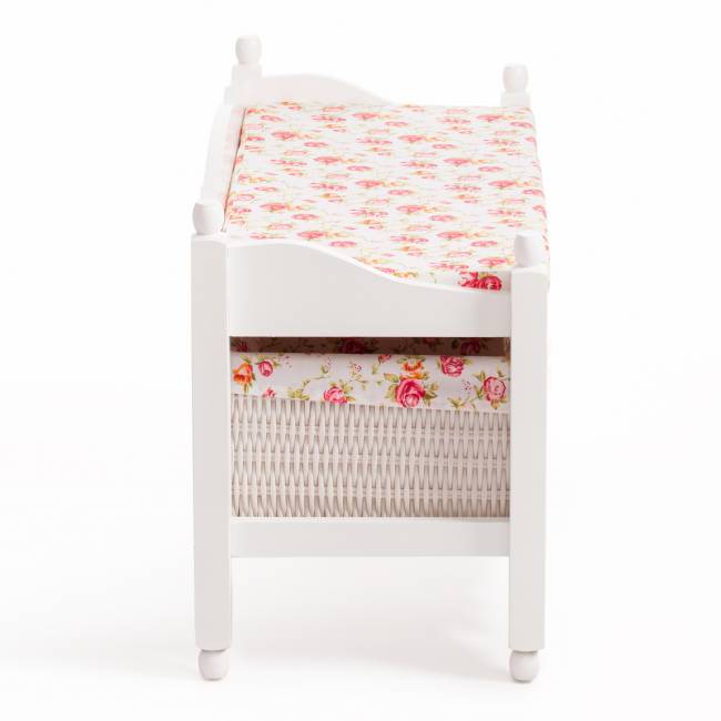 Обувница Secret de Maison Рими/Rimi с 2-я корзинами (мод.TT-BH003) МДФ+павловния, 80х33х47, белый Белый (White) МДФ+Павловния