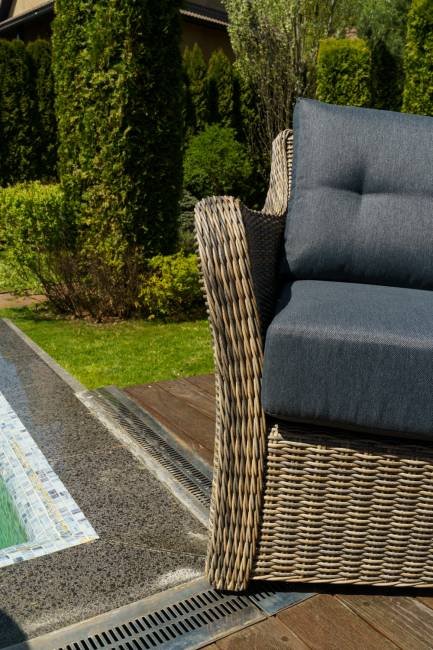 Диван 2-х местный "Венеция", коричневый