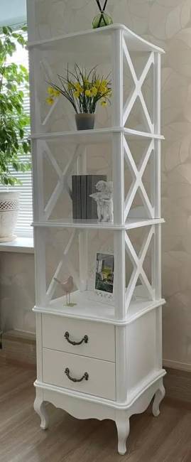 Этажерка 3 полки Малонн Ави Белый