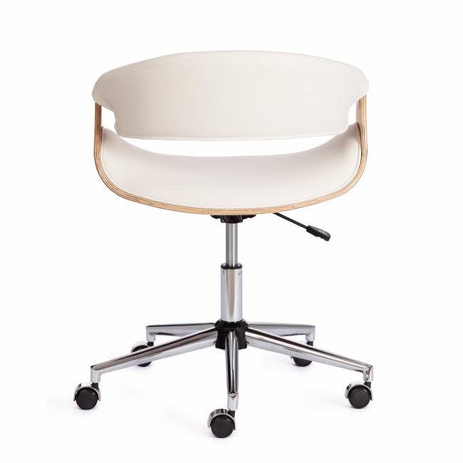 Кресло Бэнд/Bend натуральный, кож/зам белый белый