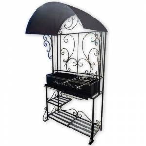 Мангал для дачи кованный "Барокко" Премиум