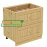 Тумба 2 ящика 800 х 560 х 720 сосна, без покраски