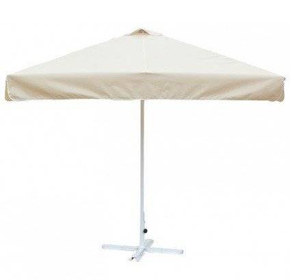 Зонт Митек 2,5х2,5 м с воланом, стальной с подставкой, стойка 40 мм