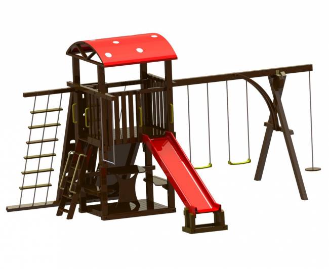 Детский деревянный городок "Грибок"