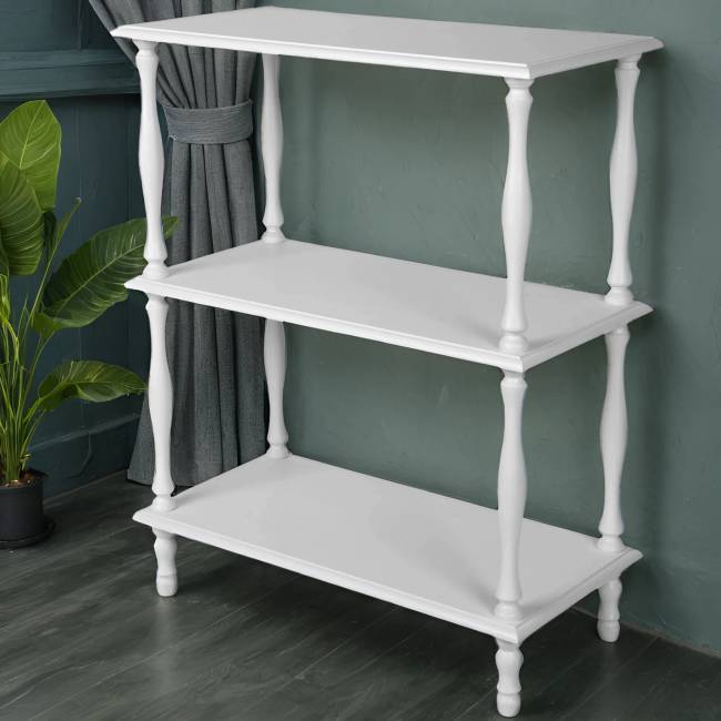 Этажерка П 9 белый Этажерка П 9 белый