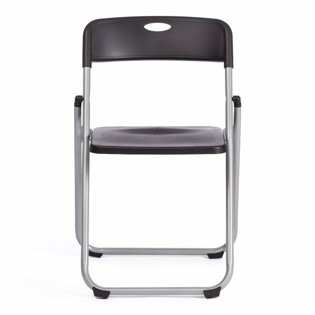 Стул складной Фолдер/Folder (мод.3017H)/1 шт. в упаковке каркас: металл, сиденье/спинка: пластик, 49х46.5х73.5см, черный/серый черный, серый каркас: металл, сиденье/спинка: пластик