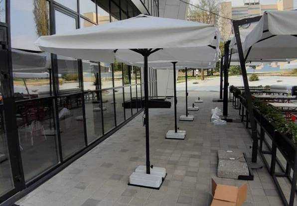 Зонт профессиональный 2.5х2.5 м Avocado Clips 2500х2500 мм