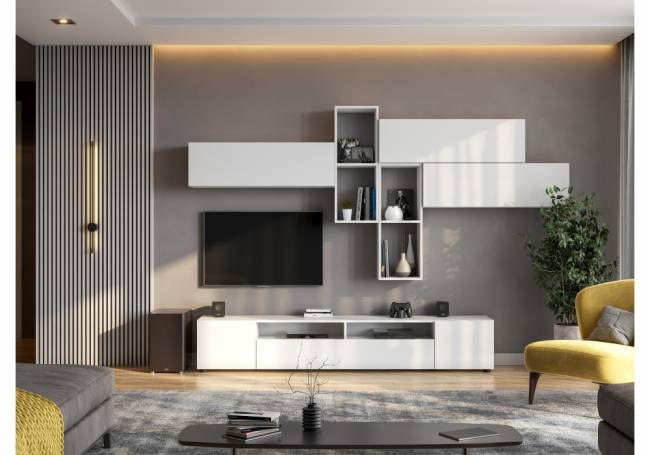 Валенсия белый текстурный