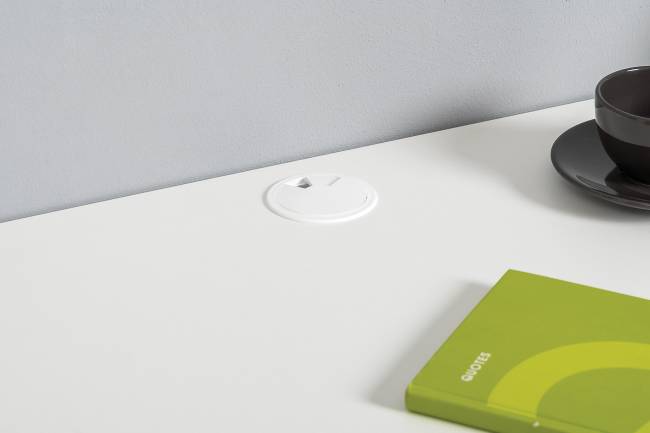 Детская мебельная стенка Торонто № 4 цвет белый шагрень/стальной серый