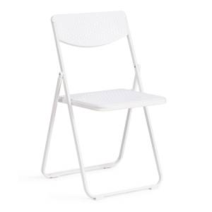 Стул складной Фолдер/Folder (мод.3016) каркас: металл, сиденье/спинка: пластик, 48,5х48х82,5см, белый  (Комплект из 6 шт.) белый каркас: металл, сиденье/спинка: пластик