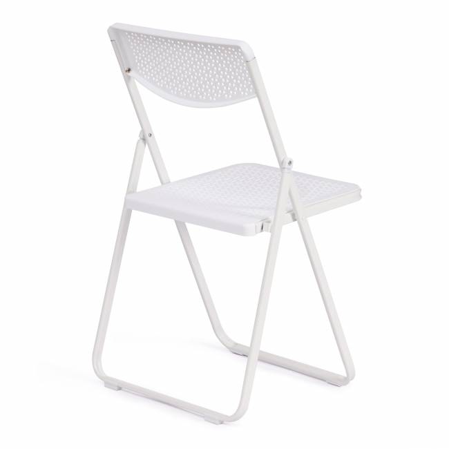 Стул складной Фолдер/Folder (мод.3016) каркас: металл, сиденье/спинка: пластик, 48,5х48х82,5см, белый  (Комплект из 6 шт.) белый каркас: металл, сиденье/спинка: пластик