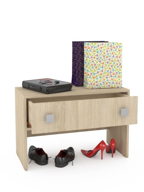 Тумба для обуви с одним выдвижным ящиком Глория 2 цвет дуб сонома