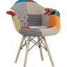 Кресло Eames DSW пэчворк