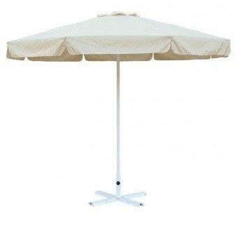 Зонт Митек D2,5 м круглый с воланом, алюминий, с подставкой Зонт Митек D2,5 м круглый с воланом, алюминий, с подставкой