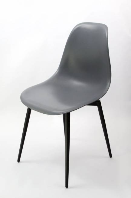 Стул Туссе чёрный /серый