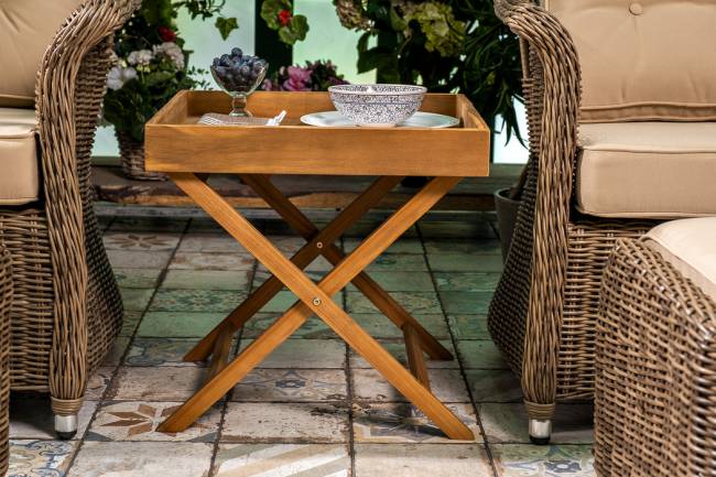 Комплект для отдыха из акации КАПРИ