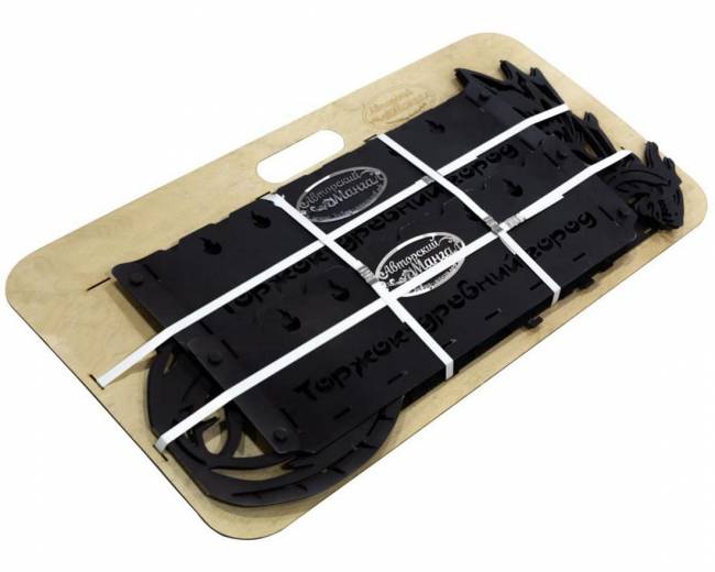 Мангал разборный "Крылатые драконы", сталь AISI304, 3мм