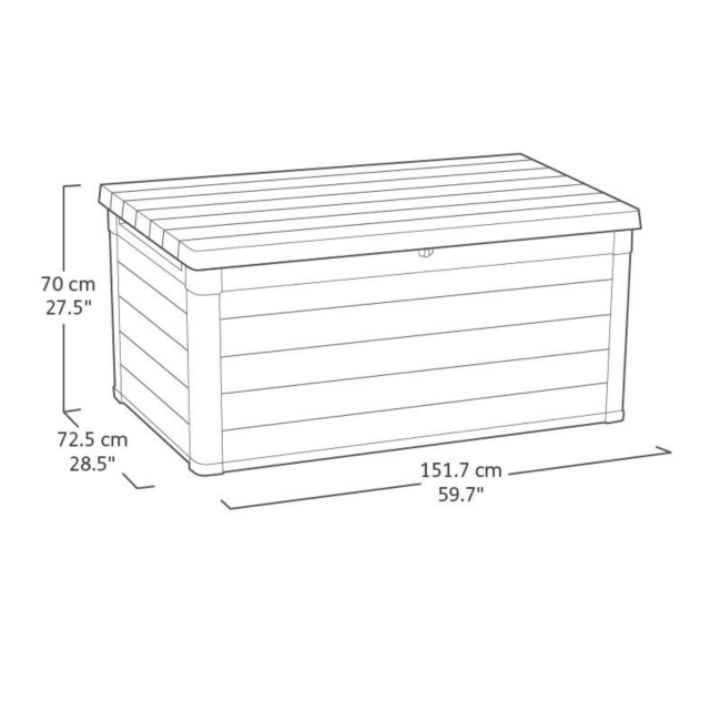 Сундук Денали 570 л (Denali DuoTech Deck Box 570L)