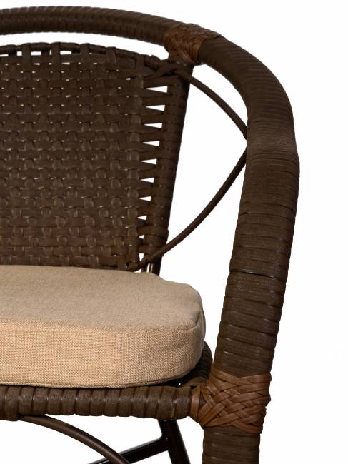 Кресло Denver (Денвер) из искусственного ротанга, орех Кресло Denver (Денвер) из искусственного ротанга, орех