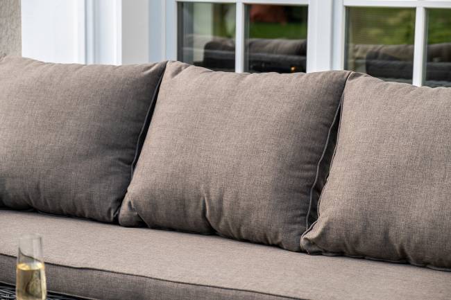 "Гранд Латте" лаунж-зона из искусственного ротанга, цвет графит