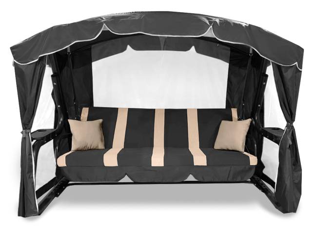 Качели садовые "Торонто Люкс Плюс", графит Качели садовые "Торонто Люкс Плюс", графит