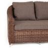 "Кон Панна" диван из искусственного ротанга двухместный, цвет коричневый