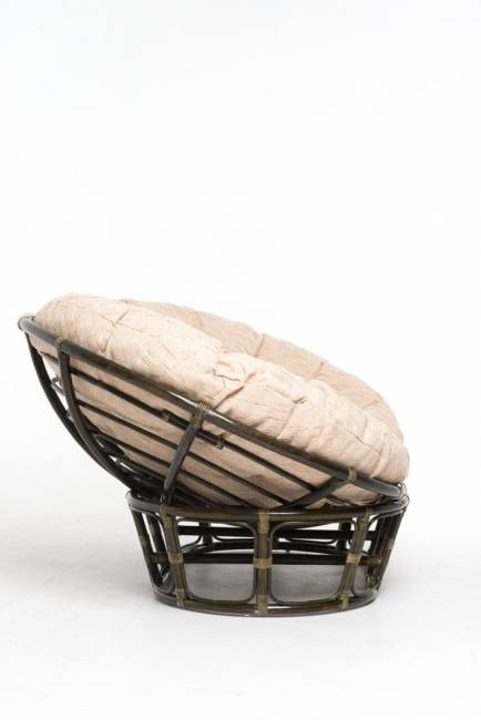 Кресло "MAMASAN" олива  рогожка