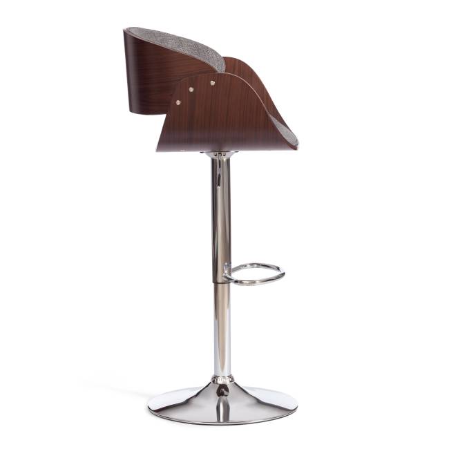 Стул барный Ландо/Lando (мод.4036) металл/дерево/ткань, 59х51х93-114см, высота сиденья 62-83см, серый/орех/хром, Аймкаса 28 орех темный, серый металл/дерево/ткань Стул барный Ландо/Lando (мод.4036) металл/дерево/ткань, 59х51х93-114см, высота сиденья 62-83см, серый/орех/хром, Аймкаса 28 орех темный, серый металл/дерево/ткань