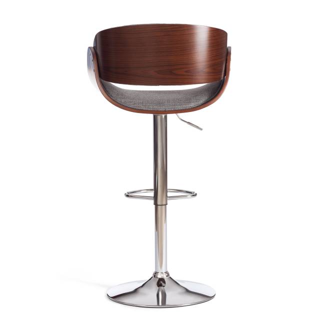 Стул барный Ландо/Lando (мод.4036) металл/дерево/ткань, 59х51х93-114см, высота сиденья 62-83см, серый/орех/хром, Аймкаса 28 орех темный, серый металл/дерево/ткань Стул барный Ландо/Lando (мод.4036) металл/дерево/ткань, 59х51х93-114см, высота сиденья 62-83см, серый/орех/хром, Аймкаса 28 орех темный, серый металл/дерево/ткань