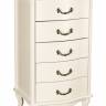 Комод Джульетта узкий 5 ящ., дуб шампань Л Комод Джульетта узкий 5 ящ., дуб шампань Л